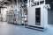 На снимката е показан Vitocal 300-G Pro с отоплителна мощност от 82,8 kW в Blauhaus NEG AG Mönchengladbach.